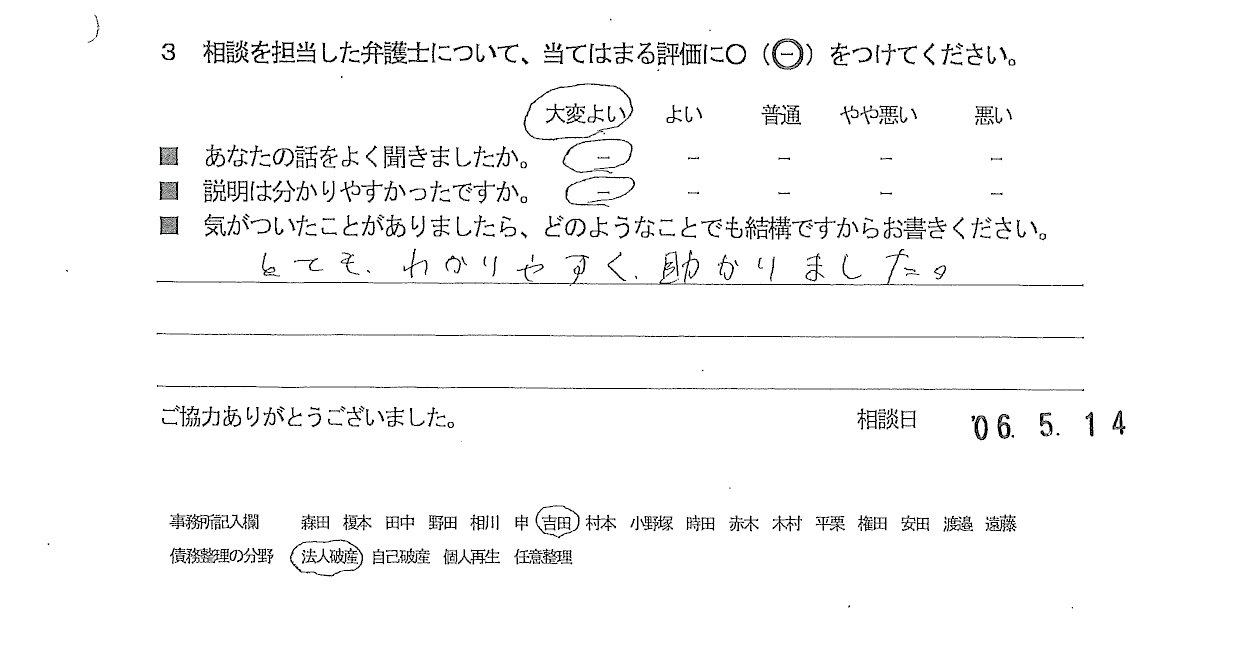 お客様の声