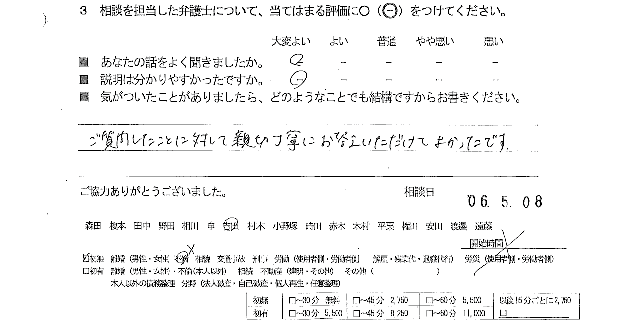 お客様の声