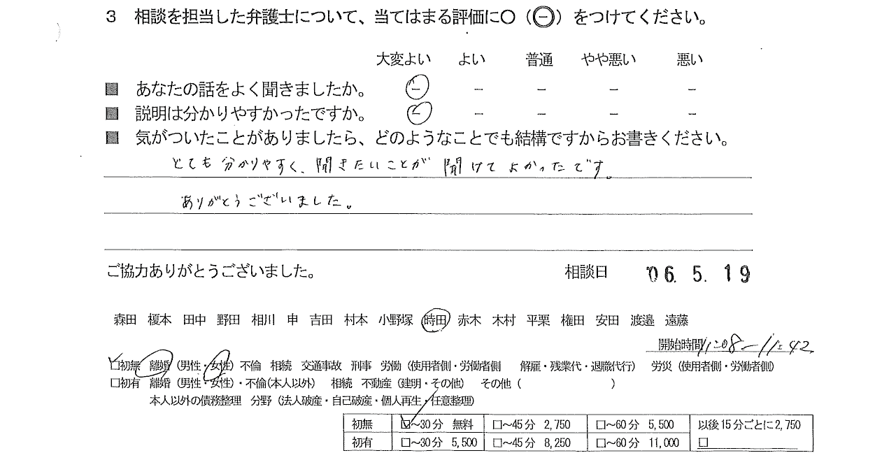 お客様の声