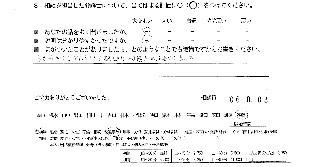 お客様の声