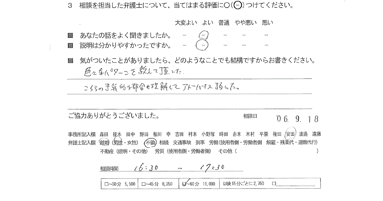 お客様の声