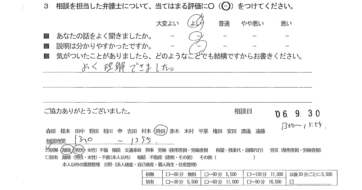 お客様の声