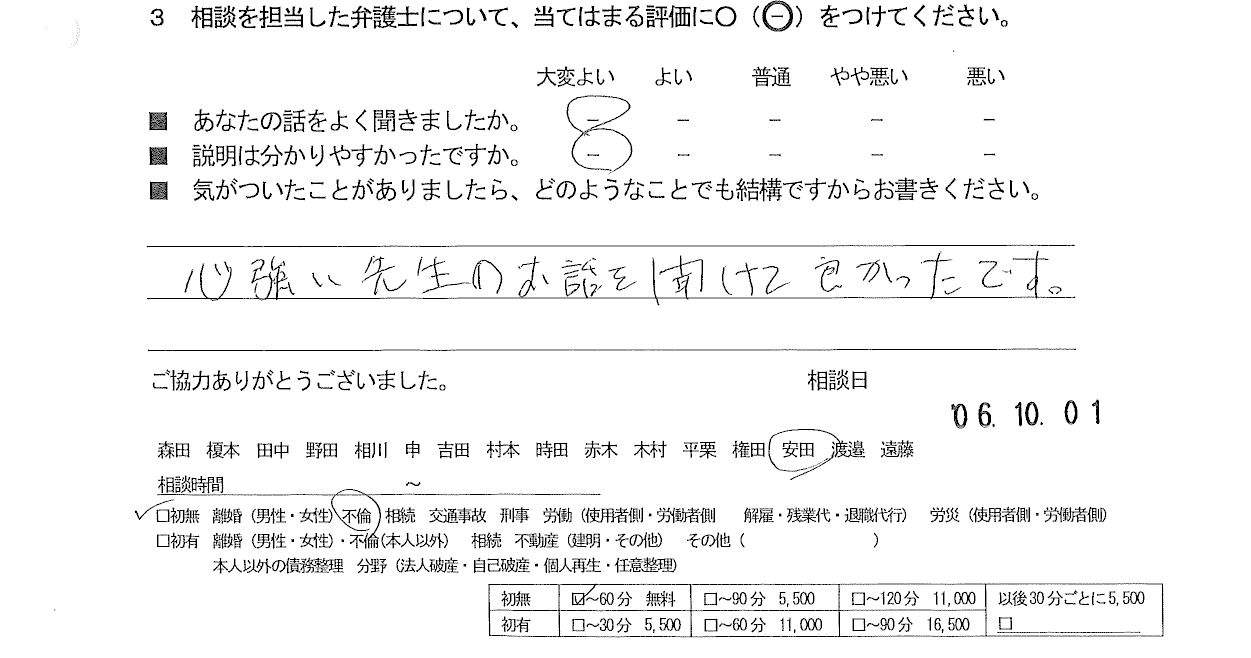 お客様の声