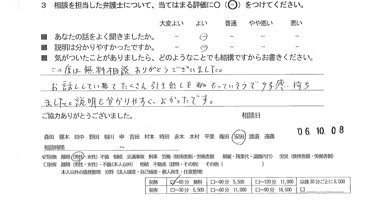 お客様の声