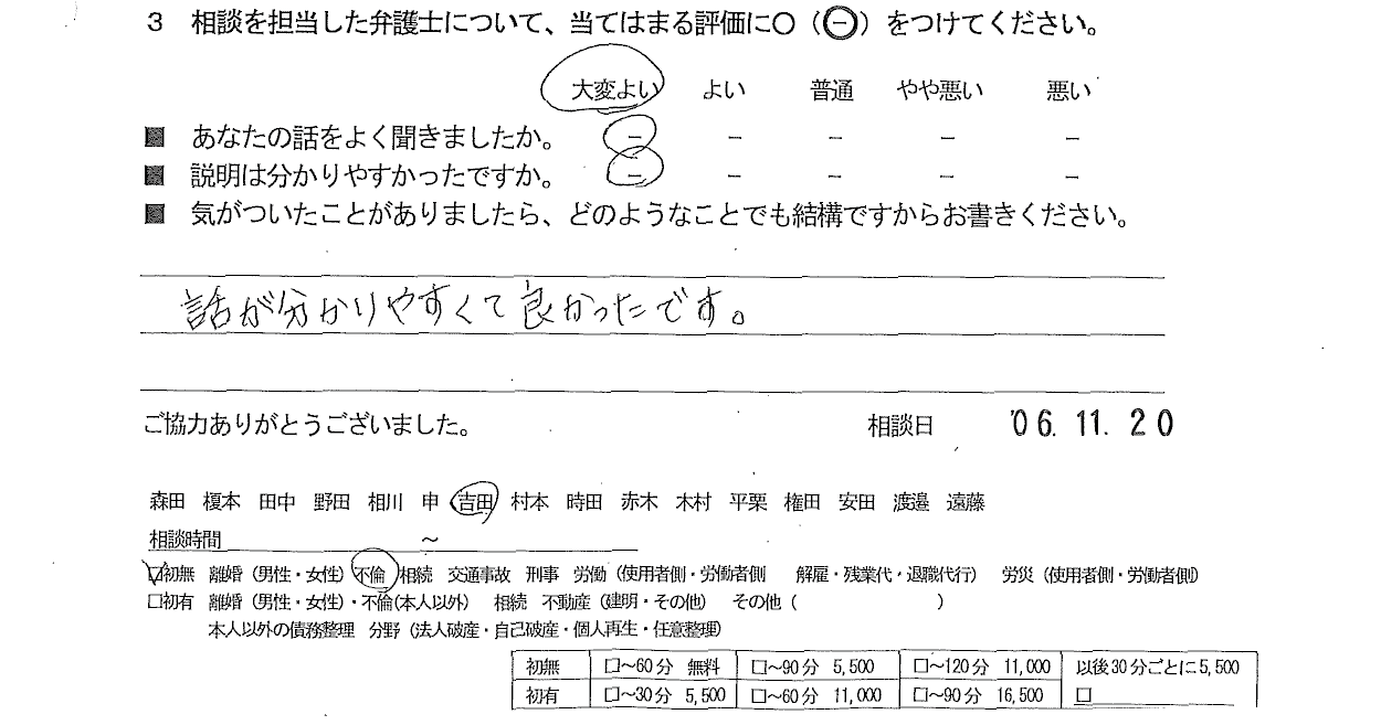 お客様の声