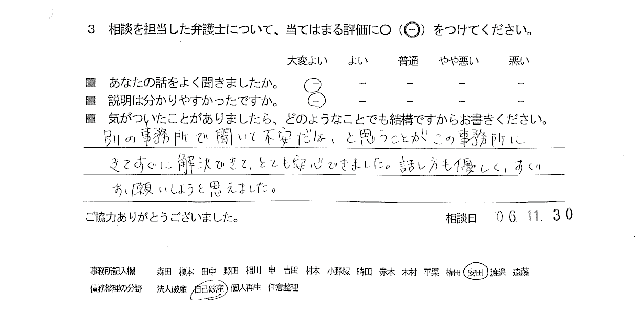 お客様の声