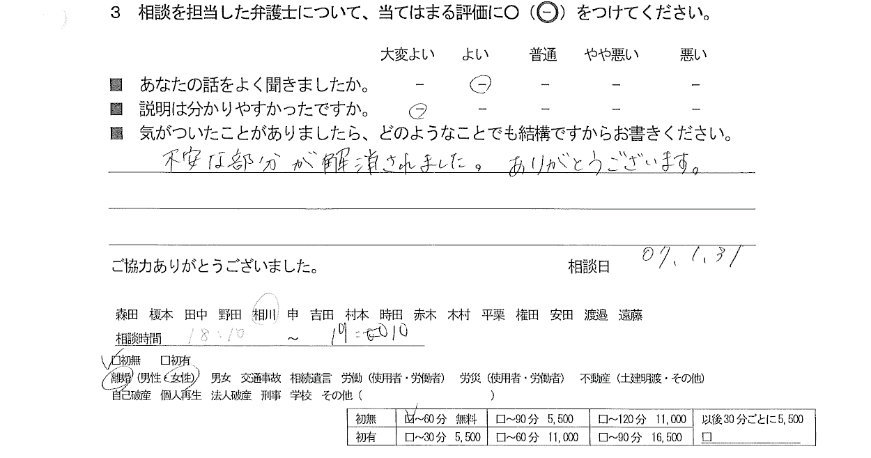 お客様の声